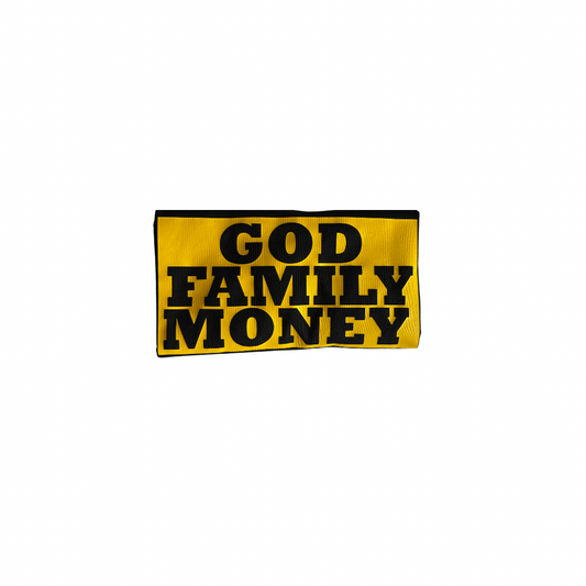 God Family Money Tee (Black /Yellow Block)