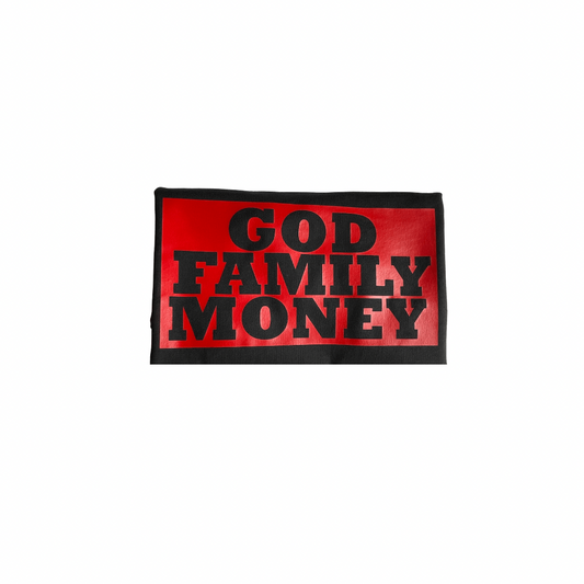 God Family Money Tee (Black/Red Block)