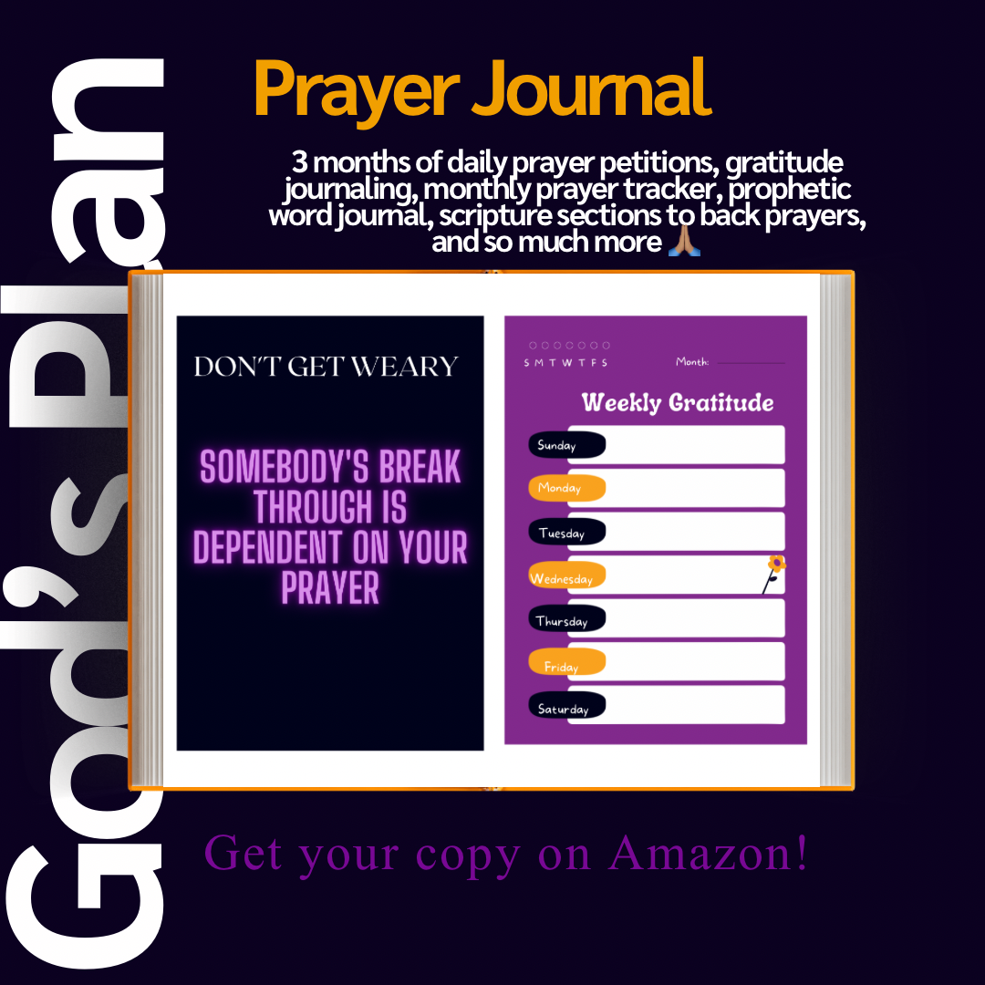 The Prayer Accountability 3 Months Journal™
Track Your Prayers • Document God’s Faithfulness • Grow Closer to Him Daily