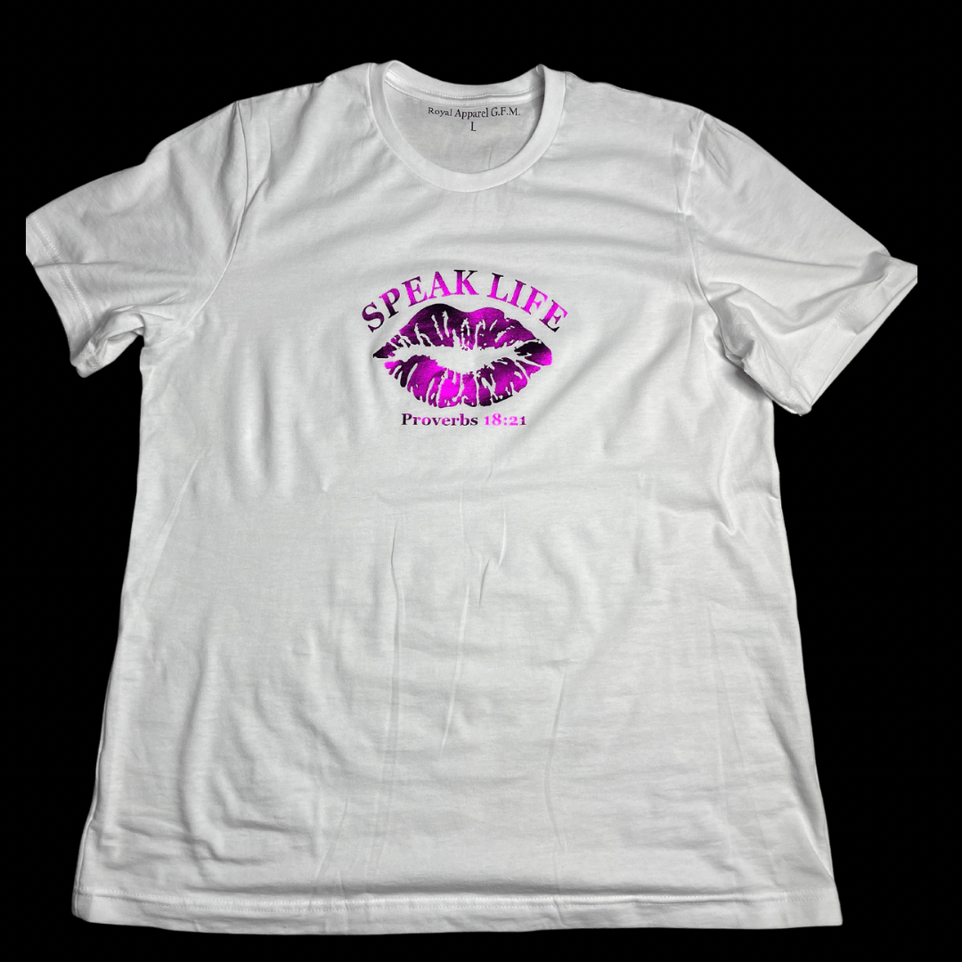 Speak Life Tee White