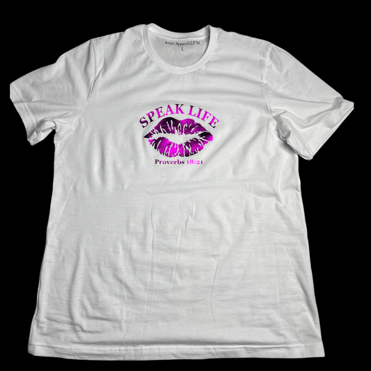 Speak Life Tee White