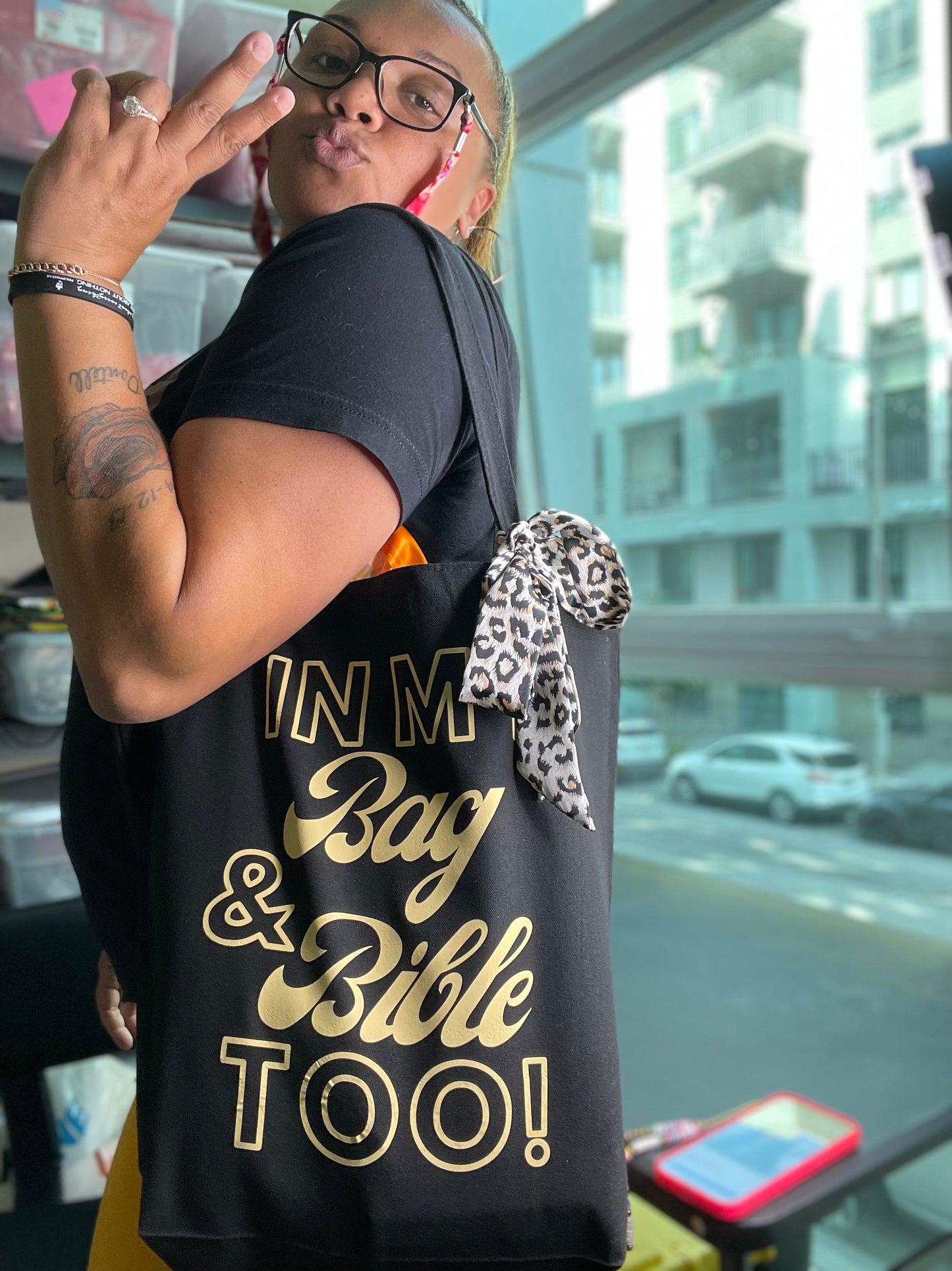 Tote In My Bag & Bible Too