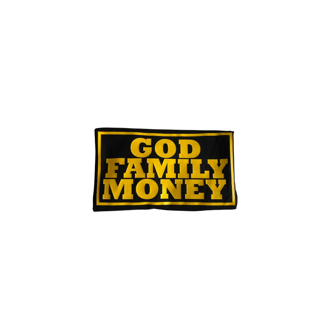 God Family Money Tee (Black/Yellow)